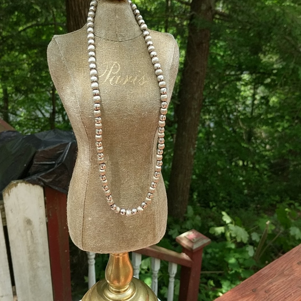 STERLING BEAD NECKLACE - Picture 7 of 16